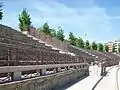 Tribüne der Arena Civica