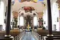 Innenansicht der Kirche von Gommiswald