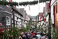 Der Zug der Teilnehmer durch die „Oberstadt“