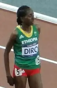 Etenesh Diro wurde Fünfte