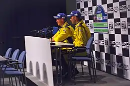 Per-Gunnar Andersson (l.) und Emil Axelsson