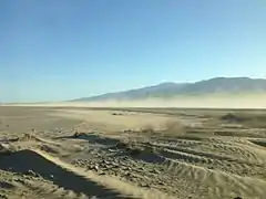 Sandsturm im Nordteil