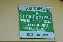 Der Sitz des Sucos
