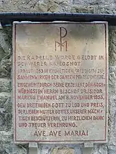 Erinnerungstafel