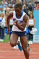 Myriam SoumaréRang fünf in 11,31 s