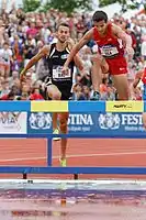 Mitko Zenow (links)Rang neun in 8:32,49 min