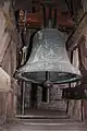 Die größere Glocke gegossen von Otto Gerhard Meyer im Jahr 1746