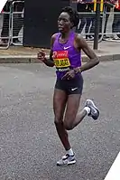 Edna Kiplagat belegte Rang vier