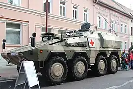 Deutsches Sanitätsfahrzeug