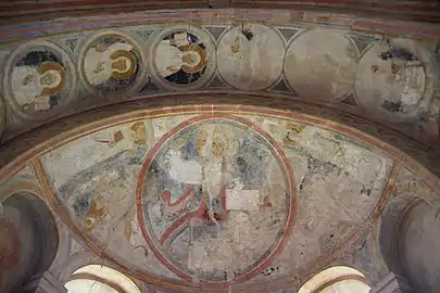 Apsiswölbung: Christus als Allherrscher