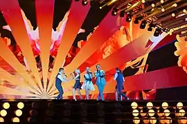 Monika Linkytė u. Vaidas Baumila 2015