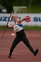 Victoria HudsonRang sechzehn mit 52,51 m