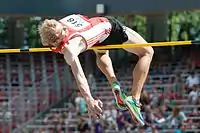 Eike Onnengeteilter Rang 8 mit 2,28 m
