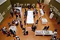 Weinbrenner-Ausstellung im Jahr 2015. Der Plan ist unten links zu sehen.