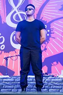 Tarek Ebéné beim Rock im Park 2015