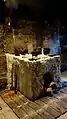 Heimatmuseum Veringenstadt: Gemauerte Herdstelle