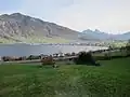 Zugersee mit Arth und Rossberg (im Hintergrund die Mythen)