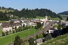 Blick auf Menznau