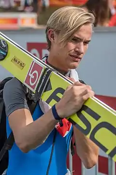 Daniel-André Tande beim Grand Prix in Hinzenbach 2016