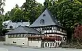 Herrenhaus des Frohnauer Hammers im sächsischen Annaberg-Buchholz, Ortsteil Frohnau (Erzgebirge)