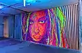 2017_Tape-Art-Wandbild beim Transurban Festival in Köln