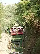 Ausweichstelle auf der Strecke