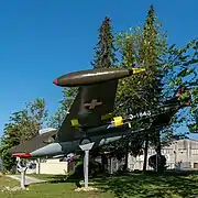 Venom beim Flugplatz Schupfart