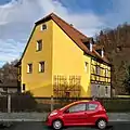 Ansicht im rechten Winkel von der Reichardstraße (2018)
