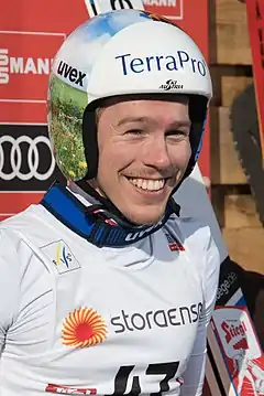Rehrl beim Weltcup in Seefeld 2018