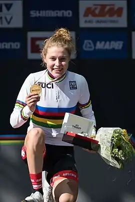Laura Stigger bei der Straßen-WM 2018