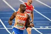 Churandy Martina kam auf den sechsten Platz