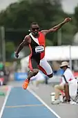 Omar CraddockRang sieben mit 16,87 m