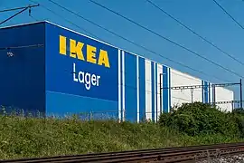 Lagerhalle der IKEA