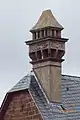 Zierschornstein auf dem Heidelberger Schloss