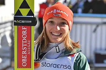 Katharina Althaus in Seefeld 2019