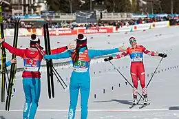 … die Russinnen Bronze gewannen