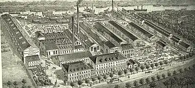 Schlicks Werft um 1894