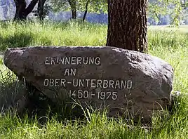 Der Gedenkstein