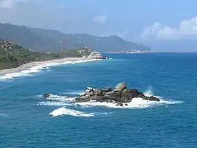 Strand im Nationalpark Tayrona