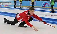 Kilian Thune beim Mixed-Team-Wettbewerb