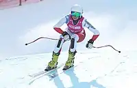 Mia Freudweiler beim Super-G-Wettbewerb