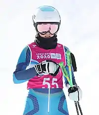 Sara Madelene Marøy beim Super-G-Wettbewerb