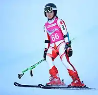 Mina Baştan beim Riesenslalom