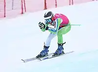 Rok Stojanovič beim Riesenslalom