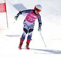 Rosa Pohjolainen beim Parallel-Slalom-Team-Wettbewerb