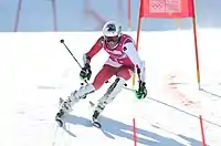 Luc Roduit beim Mixed-Parallelslalom