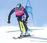 Marco Abbruzzese beim Mixed-Team-Parallelslalom