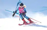Malin Sofie Sund beim Mixed-Parallelslalom