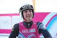 Merle Fräbel beim Einsitzer-Wettbewerb