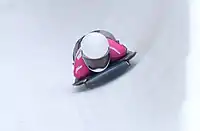 Elisabeth Schrödel beim Skeleton-Wettbewerb